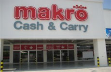 Taxi Thailand. Supermarket Makro