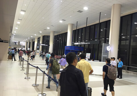 DMK airport exit. Transfer to Bangkok Pattaya etc