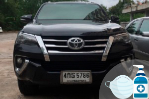 Rent outlander with driver in Thailand Toyota Fortuner